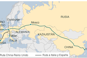 Vie della  Seta, record di traffico merci su ferro tra Cina e Spagna