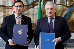 Accordo Italia-Mongolia per l'apertura del primo volo diretto